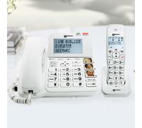 Geemarc Senior Amplified Landline Phone + Additional Handset Answering Machine