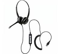 Geemarc Wired USB-A Senior PC Headset with Sound Amplification