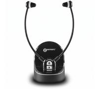 Geemarc Wireless 125dB Amplified Stethoscope TV Headset with Ambient Mic