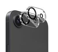 GEEMEE Compatible with iPhone 16e Camera Protection for Tempered Glass Screen Protector, Pack of 2 9H Hardness HD Clear Anti-scratch Camera Screen Protector, 2.5D Bubble-Free Film Tempered Glass Film