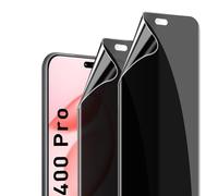 GEEMEE For Honor 400 Pro TPU Privacy Screen Protector, 2 Pieces Privacy Screen Protector for External Screen, Anti Scratch Bubble-Free, TPU Protective Film