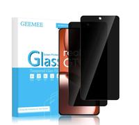 GEEMEE For Realme GT 7/GT 7T for Tempered Glass Privacy Screen Protector, 9H Hardness, Bubble-Free, Anti-Spy Privacy Film, Tempered Glass Screen Protector, Pack of 2