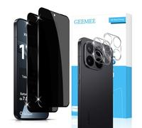 GEEMEE For Xiaomi Mi 17T Pro/15T Pro/15T for Tempered Glass Privacy Screen + Camera Protection, 9H Privacy Anti Spy Privacy Screen Protector with Camera Glass Screen Protector Tempered Bubble-Free