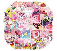 GEEMEE Pink Stars Pack of Stickers Graffiti Style for Car Motorcycles Bicycle Skateboard Snowboard Luggage Laptop Sticker MacBook iPad Mobile Phone Case and More, Pack of 50