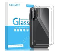 GEEMEE Tempered Glass Screen Protector for Samsung Galaxy A36 5G Rear, Pack of 2 9H Hardness Film Hardness Tempered Protective Glass, Anti-Bubble, Anti-Fingerprint, Anti-Oil Screen Protector