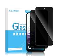 GEEMEE Tempered Glass Screen Protector for Xiaomi Redmi 15, Pack of 2, 9H Hardness, Bubble-Free, Anti-Spy Privacy Film, Privacy Tempered Glass Screen Protector