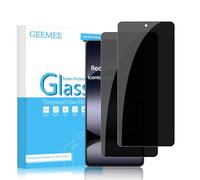 GEEMEE Tempered Glass Screen Protector for Xiaomi Redmi Note 14S, Pack of 2, 9H Hardness, Bubble-Free, Anti-Spy Privacy Film, Tempered Glass Screen Protector