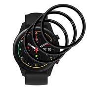 GEEMEE Xiaomi Mi Watch SCREEN_PROTECTOR, 3 Pack HD PET Soft film, Non tempered glass, Full Coverage Anti-Bubble, Compatible with Case, Ultra Thin, Anti Scratch, Waterproof