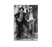GEENUM Butch Cassidy And The Sundance Kid Poster Vintage Art Cover Room Decor Aesthetic for Bedroom Living Room Walls Aesthetic Poster 16x24inch(40x60cm) Unframe-style
