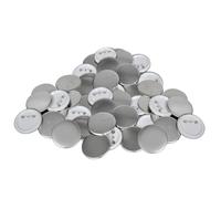 GeenYuu 500pcs Button Pieces 25mm Plastic Metal Complete Set for DIY Lapel Pin Craft Party Carnival JGA Gift with Brooch Badge for Clothes Backpack