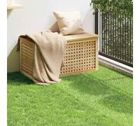 GeenYuu Artificial grass made of PP and PE, weather-resistant with quick drainage, soft texture, versatile cut to size for balcony, patio, garden, outdoor use, easy-care green surface