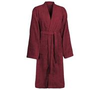 GeenYuu Chin Red XXL Cotton Bathrobe with Adjustable Belt, Fluffy and Absorbent, Ideal as a Dressing Gown, House Coat, Sauna and Wellness Robe for Men and Women