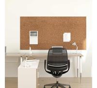 GeenYuu Cork Roll Brown 100 x 800 x 0.2 cm Cork with Rubber Backing, Versatile Organiser System for Office Items, Stationery, Home Office and Creative Organisation in the Study