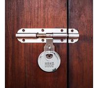 GeenYuu Discus Lock with Keys Made of Solid Metal, Weatherproof and Rustproof for Door Lock, Garage, Garden, Locker, Basement and Room Door, Lockable with Double Locking, Burglary Protection