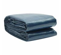GeenYuu Drifting Pool Solar Tarpaulin PE with Air Chambers 975 x 488 cm Black Blue Tear-Resistant Solar Film for Swimming Pool Heating and Protection Waterproof Insulation Mat for Water Heating in the