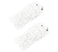 GeenYuu Hay Nets Rectangular, White, 100 x 90 cm, Polypropylene, Pack of 2, Weather-Resistant, Mesh Size 45 x 45 mm, Ideal for Horse, Stable, Pasture, Farm, Regulates Feeding Speed and Reduces Hay