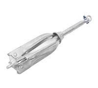 GeenYuu Hot Dip Galvanised Cast Iron Folding Anchor 10kg with 4-Flubs Swivel Quick Release Compact Foldable for Boat, Kayak, Inflatable Boat, Sailing and Motor Boats, Safe Mooring at Sea