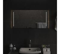 GeenYuu LED Bathroom Mirror 40x80 cm, IP65 Waterproof Vanity Wall Mirror with USB, Modern Rectangle Hanging Design for Washroom Decor