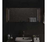 GeenYuu LED Bathroom Mirror 40x90 cm, IP65 Waterproof Vanity Wall Mirror with USB for Easy Power, Modern Rectangle Hanging Design, Vertical or Horizontal Mount