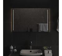 GeenYuu LED Bathroom Mirror 50x80 cm, IP65 Waterproof Wall Mounted Vanity Mirror with USB Power, Modern Rectangle Design for Easy Hanging