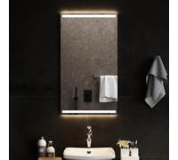 GeenYuu LED Bathroom Mirror 50x90 cm, IP65 Waterproof Vanity Wall Mirror with USB for Easy Hanging, Modern Rectangle Design, Vertical or Horizontal Mount