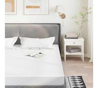 GeenYuu Mattress Protector White 180 x 200 cm Waterproof Breathable Non-Slip with Elastic Hem for Mattresses up to 27 cm, Washable at 30 °C, Mite-Proof and Hygienic Protection Against Stains and