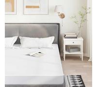 GeenYuu Mattress Protector White 90 x 220 cm Waterproof with TPU Back, Breathable, Washable up to 30°C, Non-Slip Elastic, Mite-Proof, Suitable for Allergy Sufferers and Incontinence