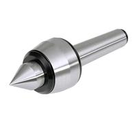 GeenYuu MT2 40 Cr Steel Center Point with 60 Degree Point 45 x 129.6 mm Rotating Centre Point for Wood Turning Slaths Compatible with MT2 Lathes