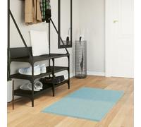 GeenYuu Oviedo Short Pile Rug, Green, 60 x 110 cm, Soft, Easy to Clean, Non-Slip, Tested for Harmful Substances, Standard 100, Oeko-Tex, Suitable for Living Room, Bedroom, Hallway and Office