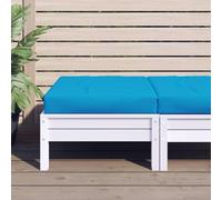 GeenYuu Pallet Cushion, Light Blue, 60 x 60 x 9.5 cm, Oxford Fabric, Water-Repellent, Non-Slip, with Foam Filling, for Garden, Patio, Balcony, Indoor and Outdoor Use
