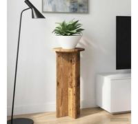 GeenYuu Plant Stands Set of 2 Old Wood Material 29.5 x 29.5 x 60 cm Indoor Stable Flower Stand for Living Room, Office, Decoration, Plant Holder, Shelf, Tier, Pedestal