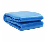 GeenYuu Rectangular Pool Cover 600 x 400 cm PE Blue with Air Chambers, Solar Film for Swimming Pools, UV-Resistant, Tear-Resistant, Waterproof, Insulation Mat for Summer and Winter in the Garden