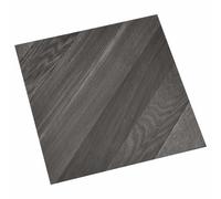 GeenYuu Self-Adhesive PVC Floor Planks 12 x 12 Inch 20 Pieces Square Non-Slip Waterproof for Living Room Bedroom Kitchen Renovation with Step Sound Insulation and Easy Installation