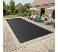 GeenYuu Swimming Pool Protector Cover Made of Heavy PE with Air Chambers, 732 x 366 cm, Solar Foil Pool Cover, Weatherproof, Waterproof, Insulating for Garden, Swimming Pool, Hot Tub