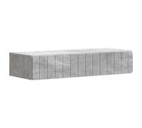 GeenYuu Wall-Mounted Side Table Concrete Grey Wood Material 87.5 x 34.5 x 17 cm with Drawer and Storage Space for Living Room Bedroom Office Hallway Practical Storage and Order