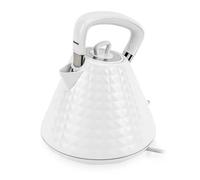 (White) Geepas Styline Collection Electric Kettle,1.5L