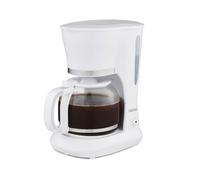 GEEPAS 1.5L Filter Coffee Machine | 800W Coffee Maker for Instant Coffee, Espresso, Macchiato & More | Boil-Dry Protection, Anti-Drip Function, Automatic Turn-Off Feature, White