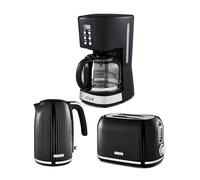 GEEPAS 1.5L Filter Coffee Machine, 1.7L Kettle & 2 Slice Toaster Combo Set