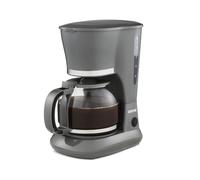 GEEPAS 1.5L Filter Coffee Machine Anti-Drip Auto-Off Feature 800W Grey | Coffee Maker, Perfect for Instant Coffee, Espresso, Macchiato, Boil-Dry Protection, Permanent Nylon Filter