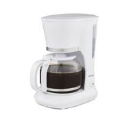 GEEPAS 1.5L Filter Coffee Machine Anti-Drip Auto-Off Feature 800W White | Coffee Maker, Perfect for Instant Coffee, Espresso, Macchiato, Boil-Dry Protection, Permanent Nylon Filter
