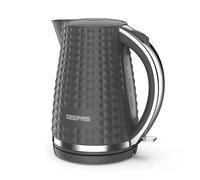 Geepas 1.7L Grey Textured Cordless Electric Kettle