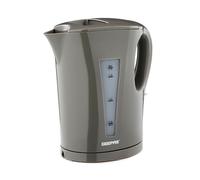 GEEPAS Electric Kettle | 1.7L Cordless Fast Boil Jug Kettle for Hot Water Tea or Coffee | Boil Dry Protection & Auto Shut Off | Illuminated Switch, Cord Storage | 1 Year Warranty, 2200W Grey