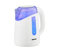 Geepas 1.7L Cordless Electric Kettle Illuminating 2200W in White Geepas White