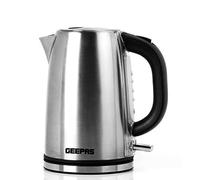 Geepas 1.7L Electric Kettle - 3000W Cordless Fast Boil Quiet for General Use, Stainless Steel Body, Otter Controller - 2 Year Warranty