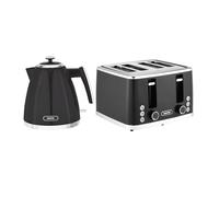 GEEPAS 1.7L Electric Kettle & 4 Slice Toaster Kitchen Set | 3000W Rapid Boil Cordless Jug Kettle | Auto Shut-Off Switch Illuminated | 1600W 7 Browning Levels Cancel Defrost Reheat Linear