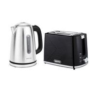 Geepas 1.7L Illuminating Electric Kettle & 2 Slice Bread Toaster Combo Set