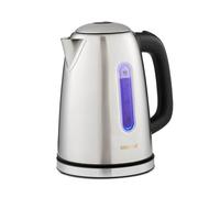 Geepas 1.7L Illuminating Stinless Steel Kettle in Silver Geepas Silver