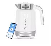 Geepas 2200W Smart Kettle Voice Control, Alexa & Google Assistant 1.7L