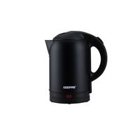 GEEPAS Electric Kettle | 1.8L Cordless Stainless Steel Jug Kettle with LED Indicator for Hot Water Tea Coffee | Boil Dry Auto Shut Off Water Gauge | Swivel Base with Auto Lid Open | 1800W Matte Black