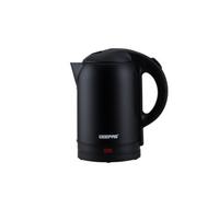GEEPAS Electric Kettle | 1.8L Cordless Stainless Steel Jug Kettle with LED Indicator for Hot Water Tea Coffee | Boil Dry Auto Shut Off Water Gauge | Swivel Base with Auto Lid Open | 1800W Matte Black